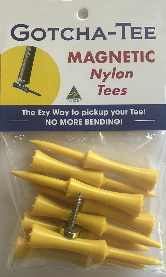 Yellow 78mm Nylon Magnetic Tees
